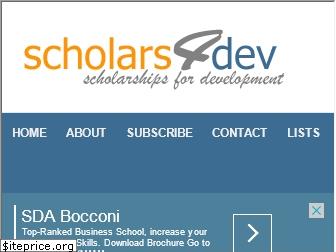 scholars4dev-scholarships