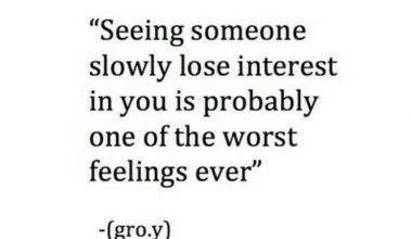 losing interest quotes