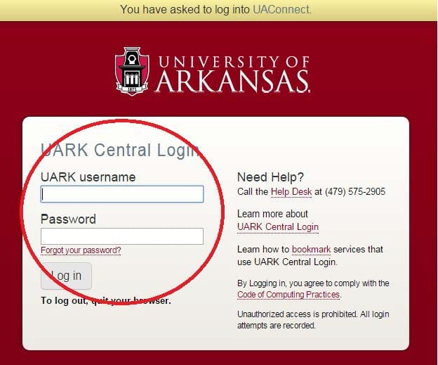 Uark student email