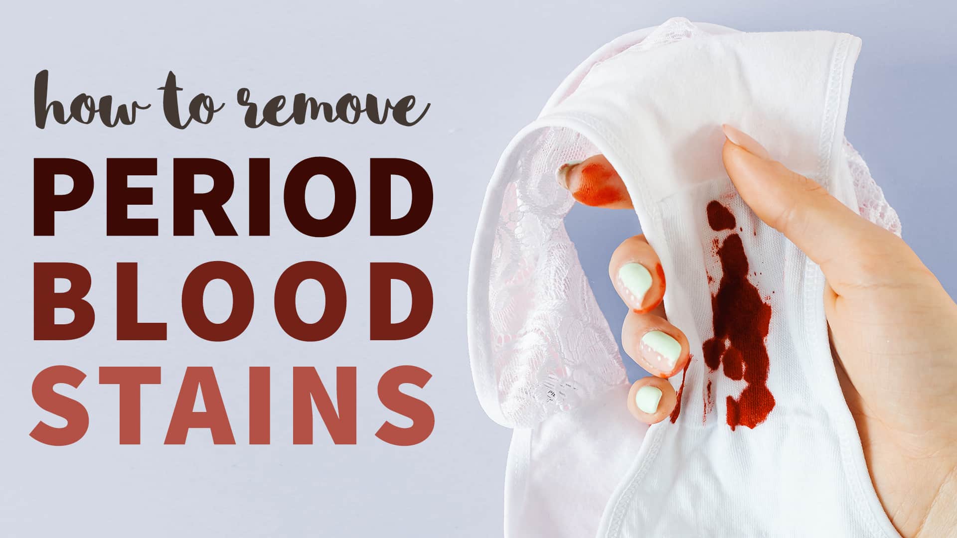 How to Remove Blood Stains