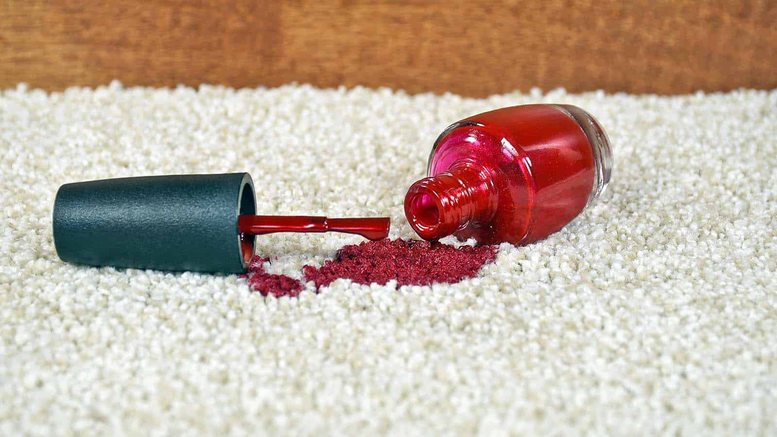 nail polish out of carpet